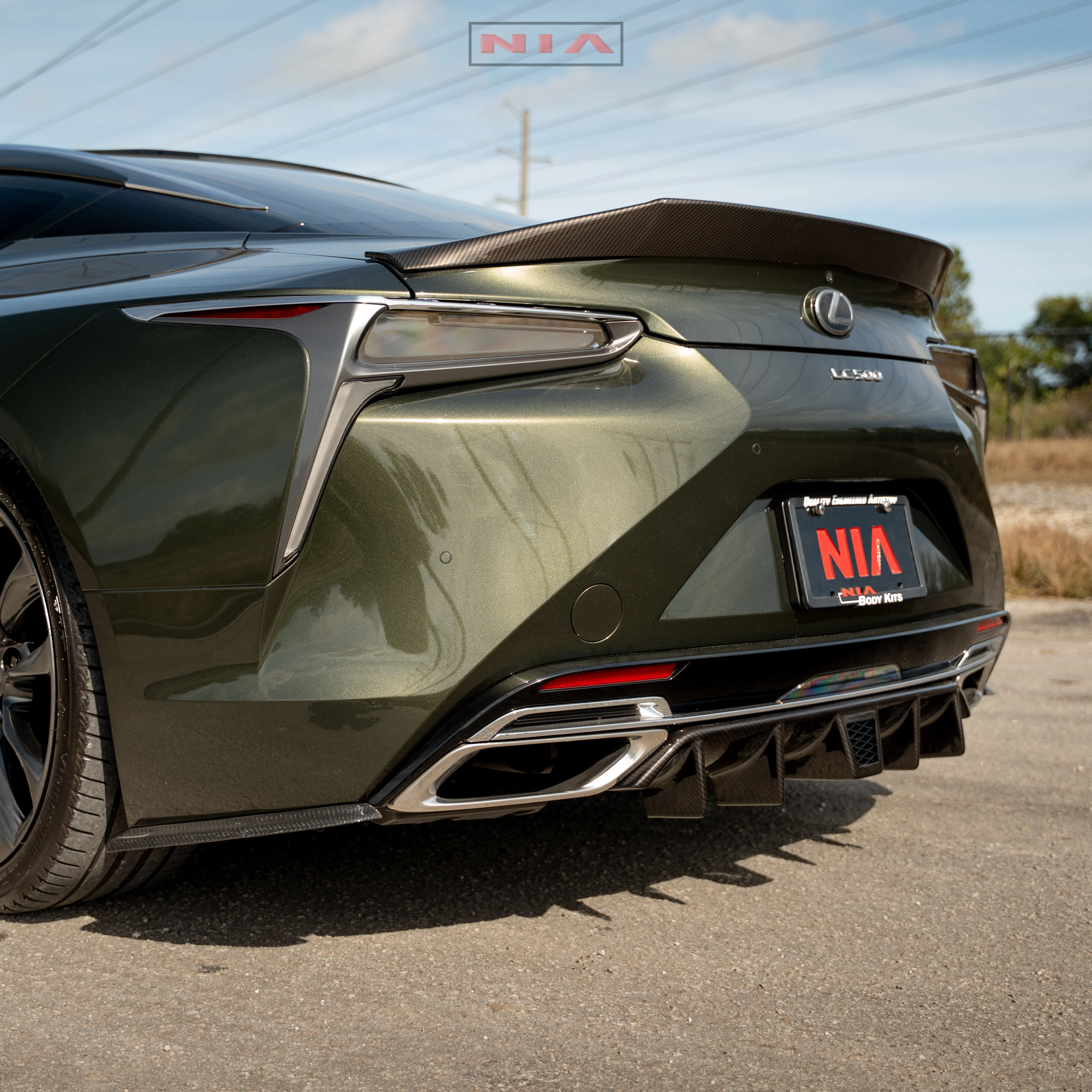 Lexus LC 500 NIA Diffuser 2018-2026 in ABS - Image 12