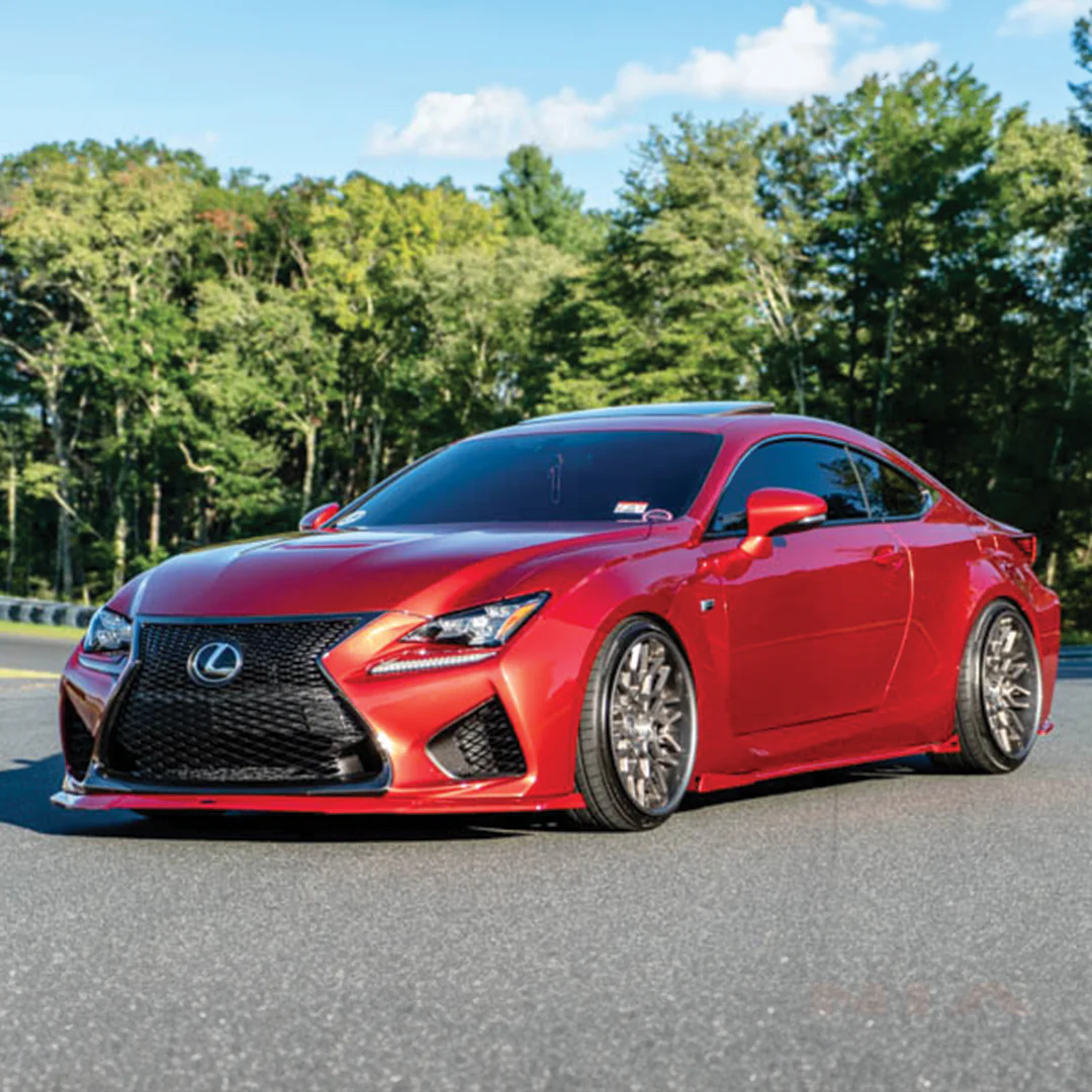Lexus RC-F NIA Front Splitter Lip body kit 2015-2019 in ABS or Carbon Fiber - Image 6