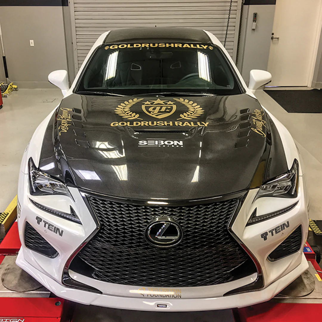 Lexus RC-F NIA Front Splitter Lip body kit 2015-2019 in ABS or Carbon Fiber - Image 9