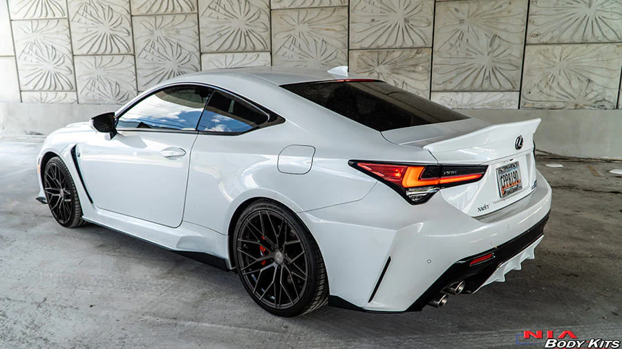 Lexus RC-F NIA  NIA Full lip Body Kit 6pcs (Front Splitter, Side Skirt Rockers, Rear apron spats, Diffuser Bumper Extension)  2020-2024 in ABS - Image 3