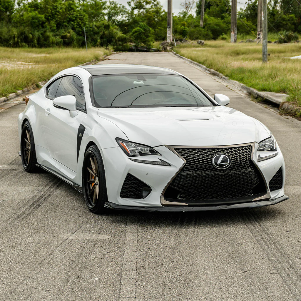 Lexus RC-F NIA Full lip Body Kit 6pcs (Front Splitter, Side Skirt Rockers, Rear apron spats, Diffuser Bumper Extension) 2015-2019 in ABS - Image 5