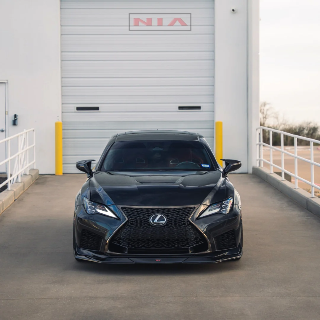 Lexus RC-F NIA Full lip Body Kit 6pcs (Front Splitter, Side Skirt Rockers, Rear apron spats, Diffuser Bumper Extension) 2020-2025 in ABS - Image 3
