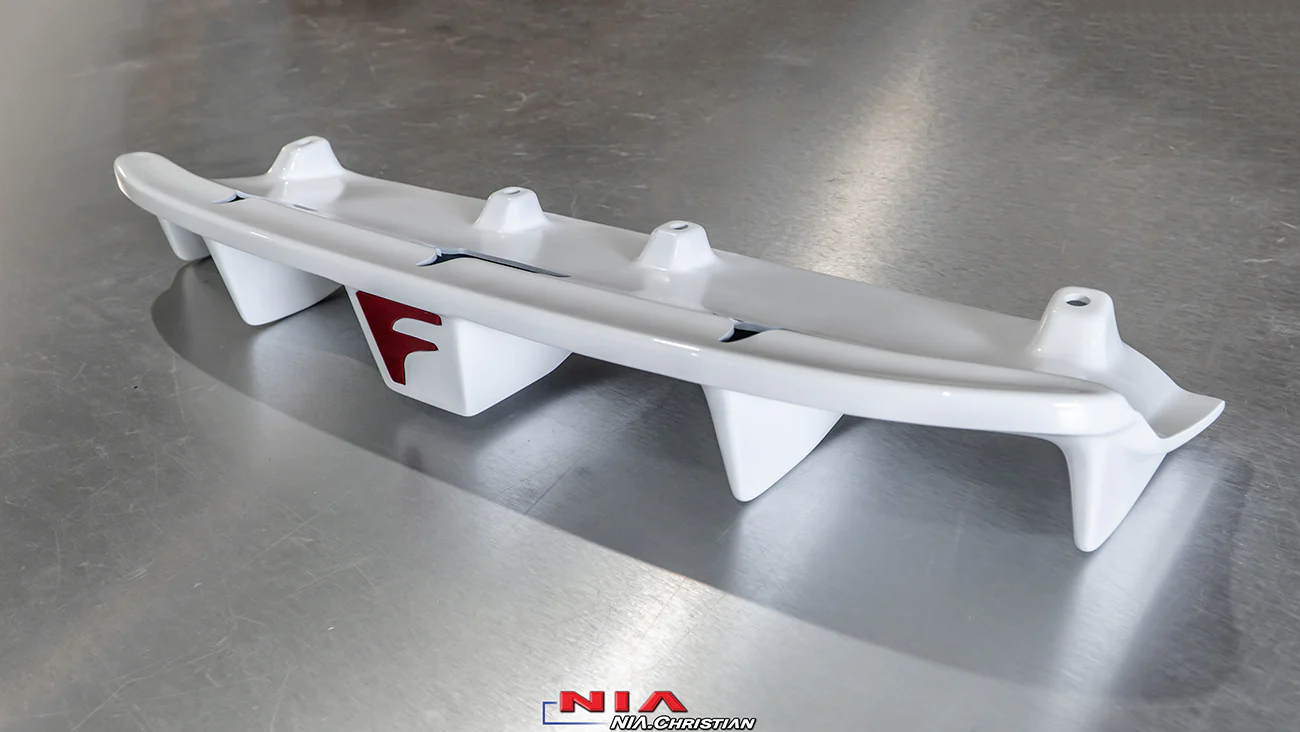 Lexus RC-F NIA Full lip Body Kit 6pcs (Front Splitter, Side Skirt Rockers, Rear apron spats, Diffuser Bumper Extension) 2020-2025 in ABS - Image 5