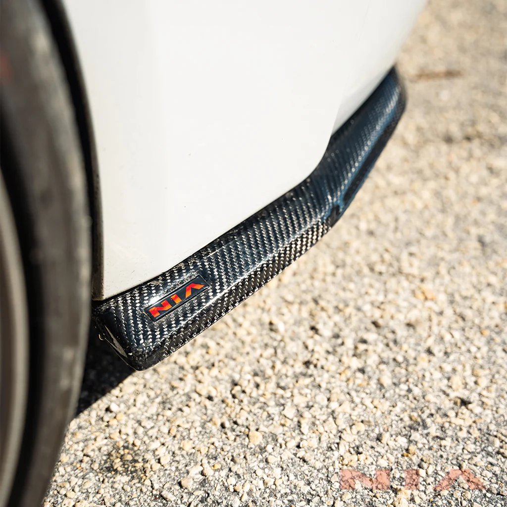 Lexus RC-F NIA Rear Lip Spats bodykit 2015-2019 in ABS or Carbon Fiber - Image 3