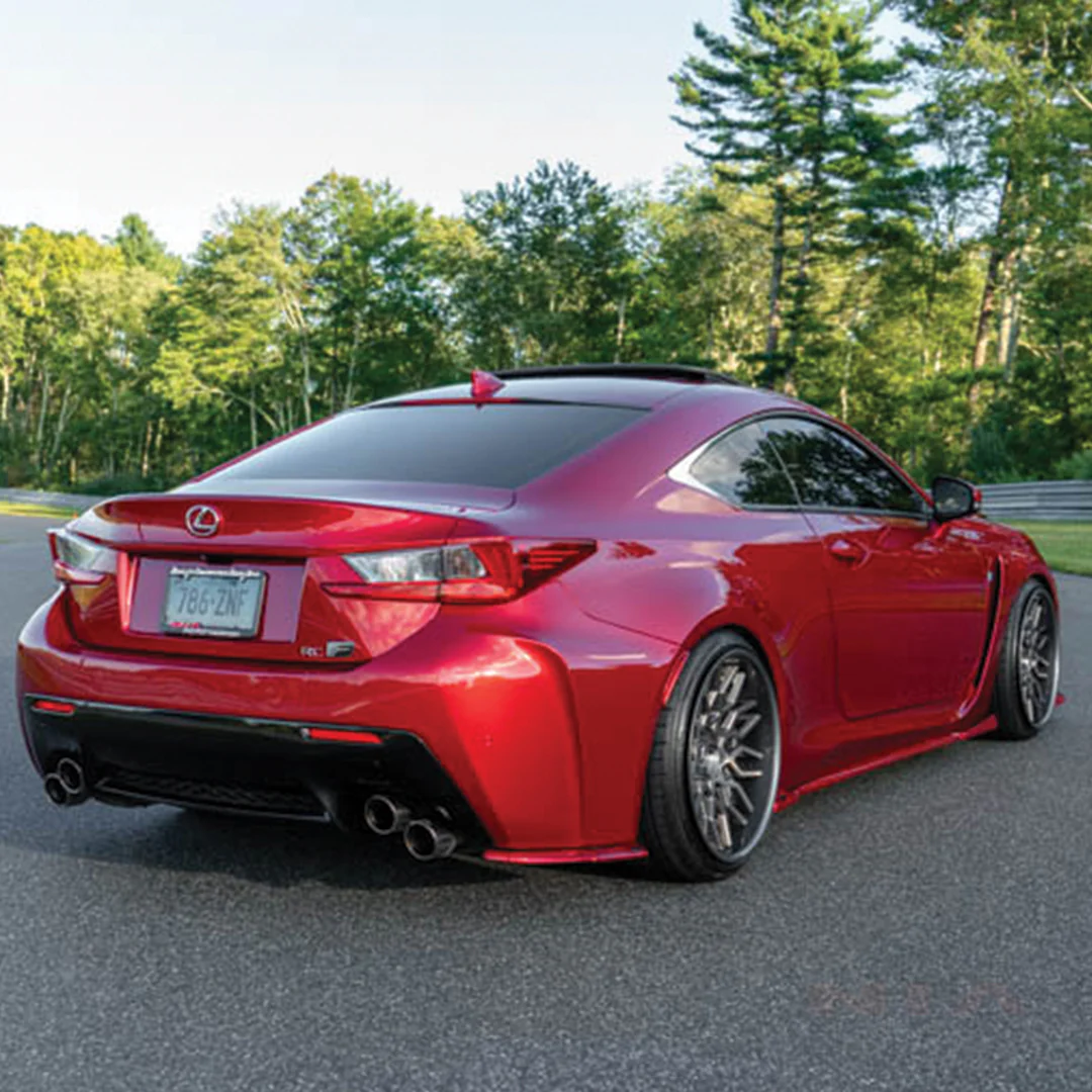 Lexus RC-F NIA Rear Lip Spats bodykit 2015-2019 in ABS or Carbon Fiber - Image 4