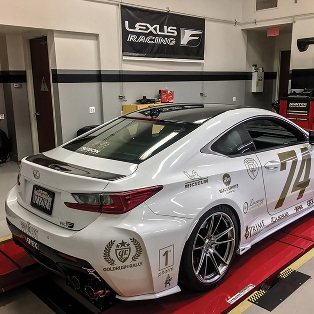 Lexus RC-F NIA Rear Lip Spats bodykit 2015-2019 in ABS or Carbon Fiber - Image 6