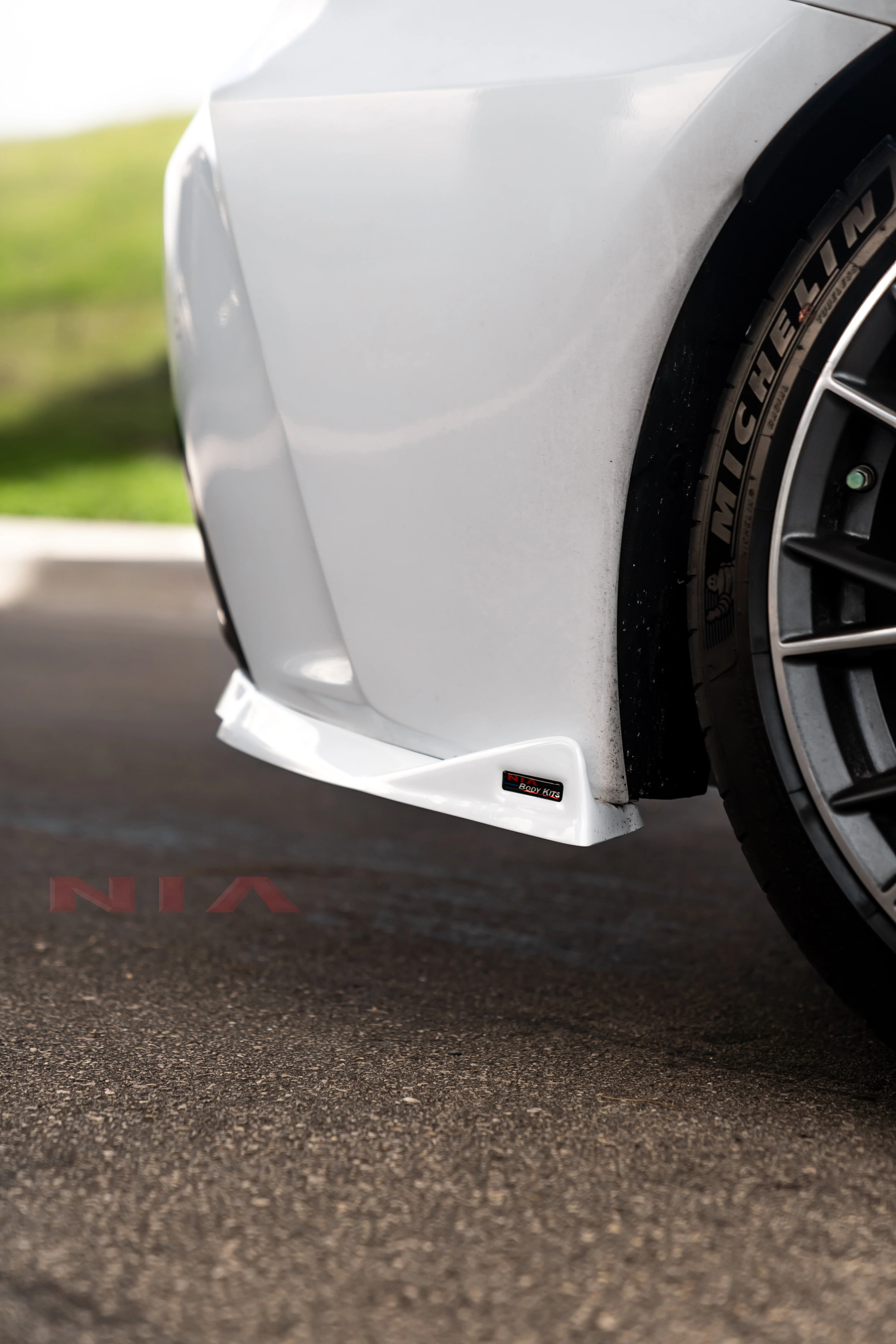 Lexus RC-F NIA Rear Lip Spats bodykit 2020-2025 in ABS or Carbon Fiber - Image 10