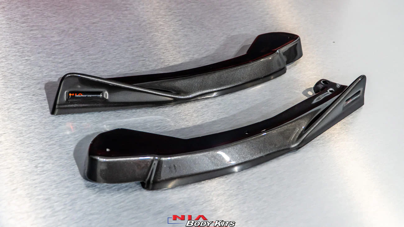 Lexus RC-F NIA Rear Lip Spats bodykit 2020-2025 in ABS or Carbon Fiber - Image 8