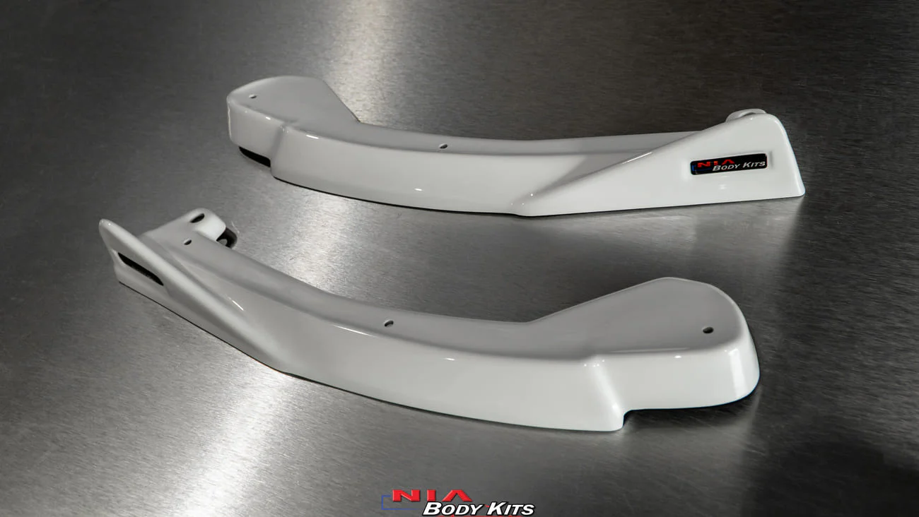 Lexus RC-F NIA Rear Lip Spats bodykit 2020-2025 in ABS or Carbon Fiber - Image 9