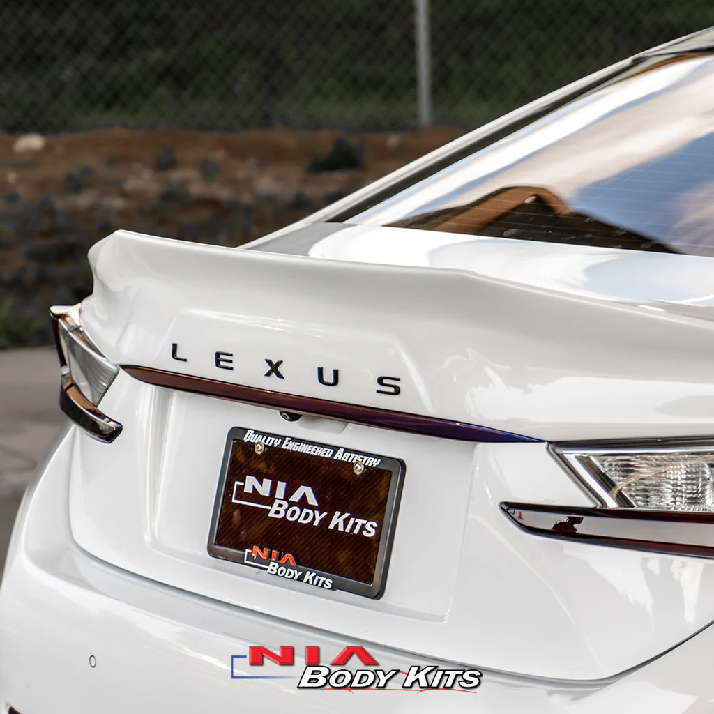 Lexus RC-F NIA Rear Wing Ducktail Spoiler V3 w/ New Lexus Emblem 2015-2025 in ABS - Image 9
