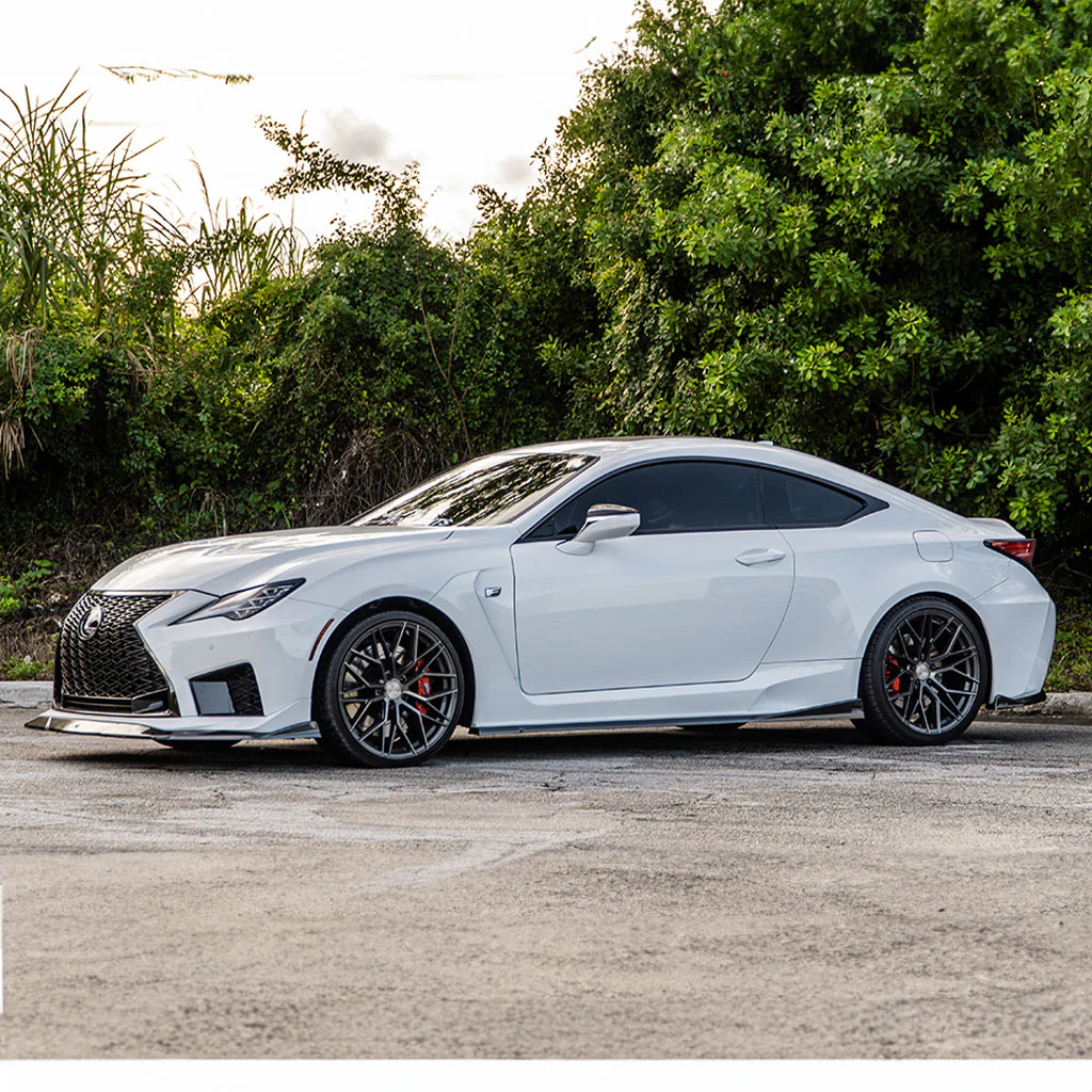 Lexus RC-F NIA side skirts lip bodykit 2020-2025 in ABS or Carbon Fiber - Image 6