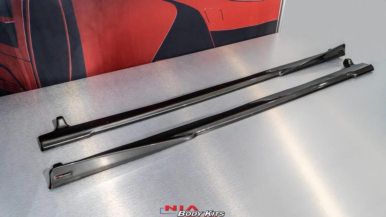 Lexus RC-F NIA side skirts lip bodykit 2020-2025 in ABS or Carbon Fiber - Image 9