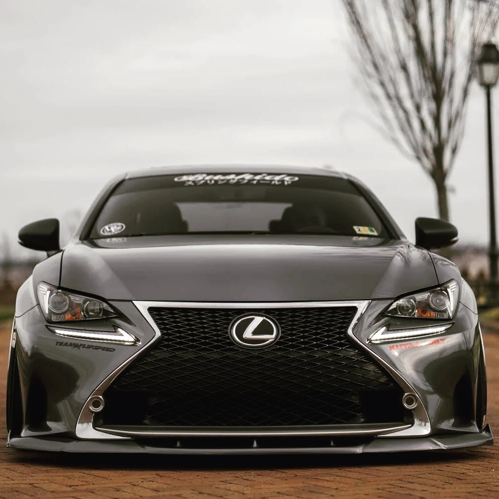 Lexus RC F-Sport, Base Model NIA Front Splitter Lip 2015-2018 in ABS or Carbon Fiber - Image 6
