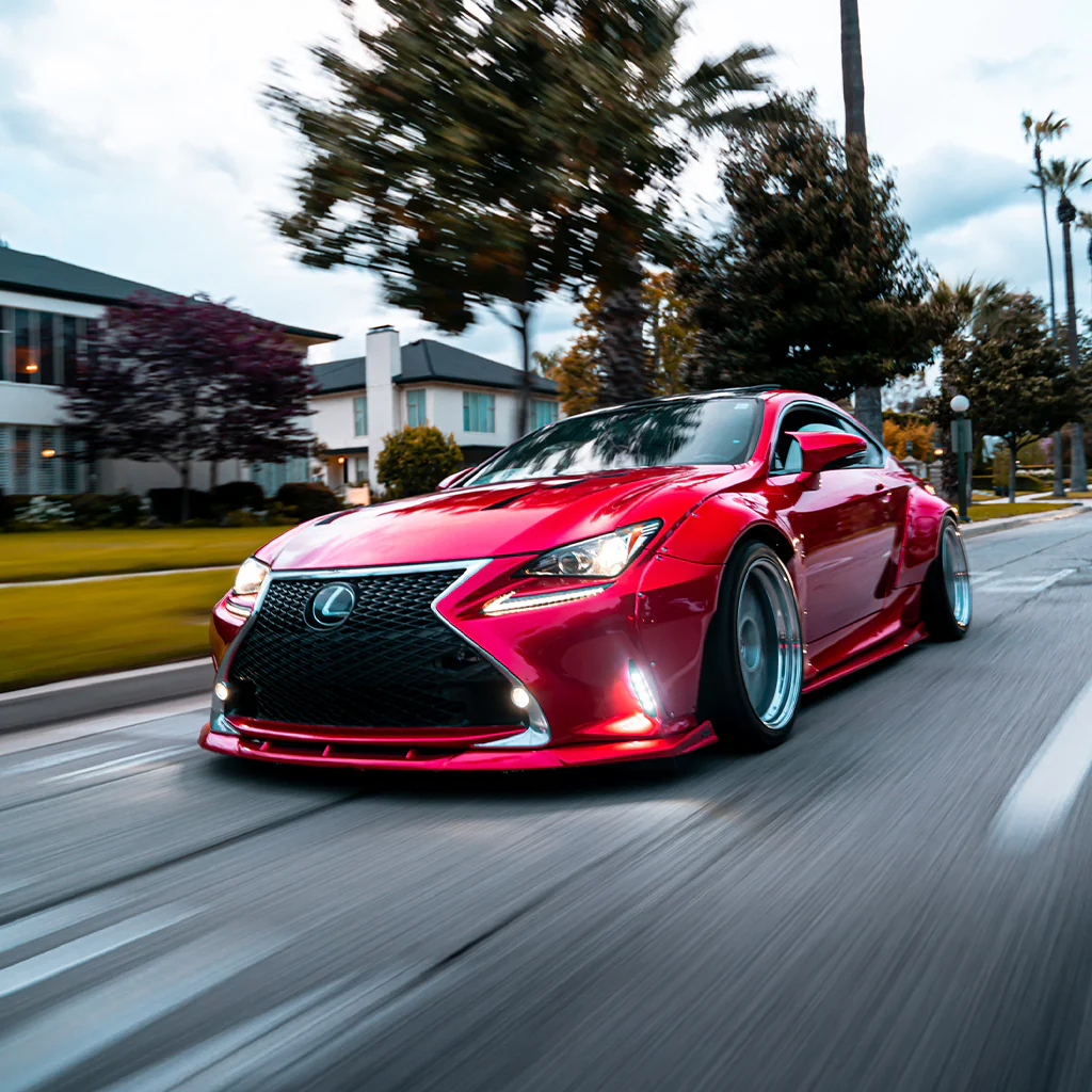 Lexus RC F-Sport, Base Model NIA Front Splitter Lip 2015-2018 in ABS or Carbon Fiber - Image 7
