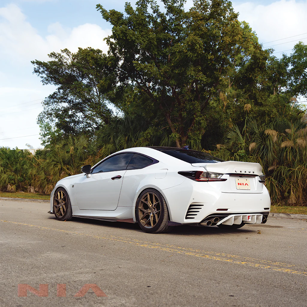 Lexus RC F-Sport, Base Model NIA NIA Full lip Body Kit 6pcs (Front Splitter, Side Skirt Rockers, Rear apron spats, Diffuser Bumper Extension) 2015-2018 in ABS - Image 9