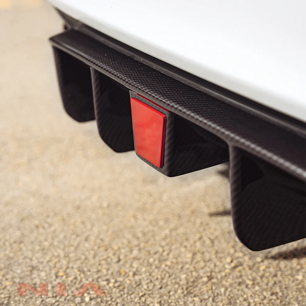 Lexus RC F-Sport, Base Model NIA Rear Diffuser Lip Bumper Extension 2015-2018 in ABS - Image 7