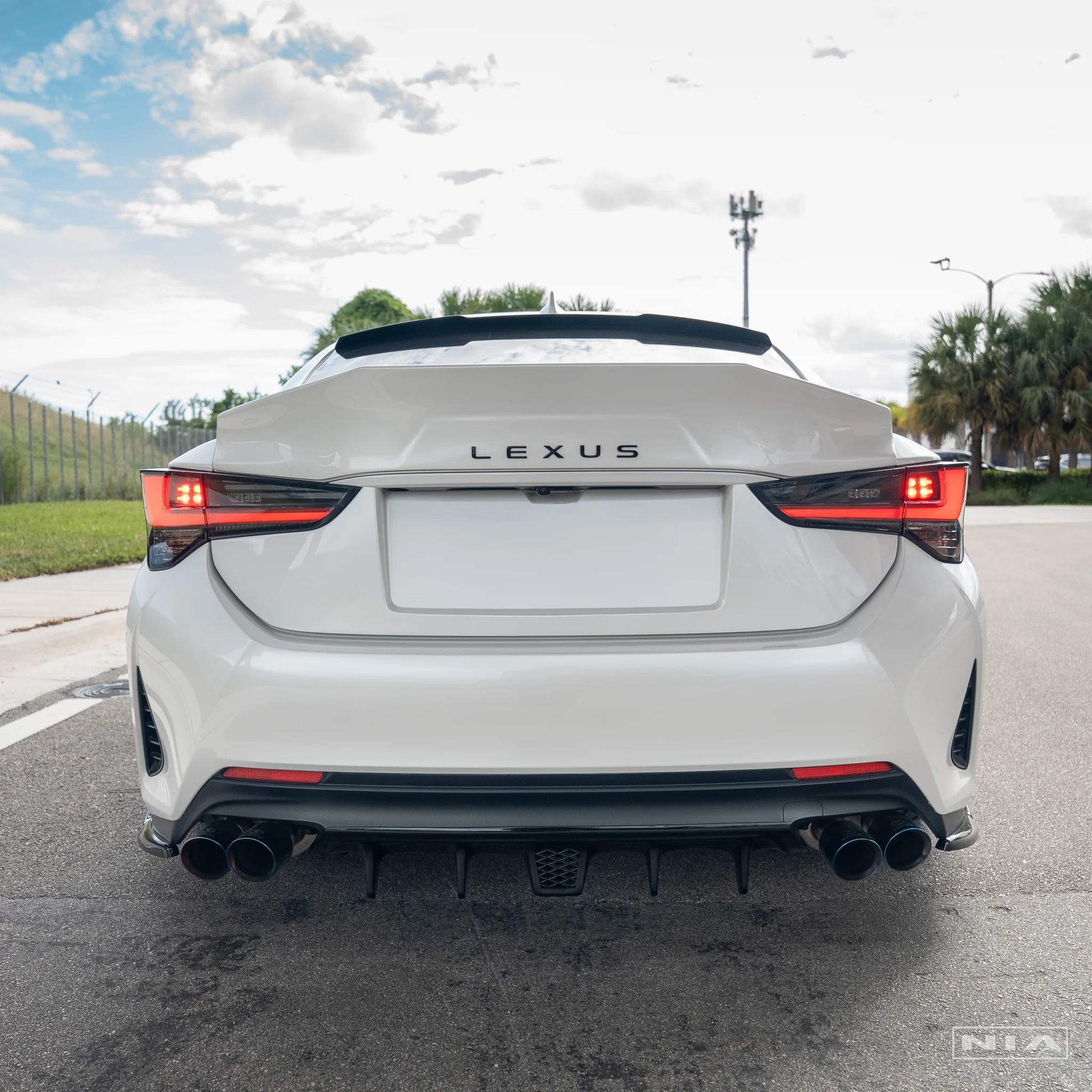 Lexus RC F-Sport, Base Model Ducktail Spoiler V2 2015-2025 in ABS - Image 3