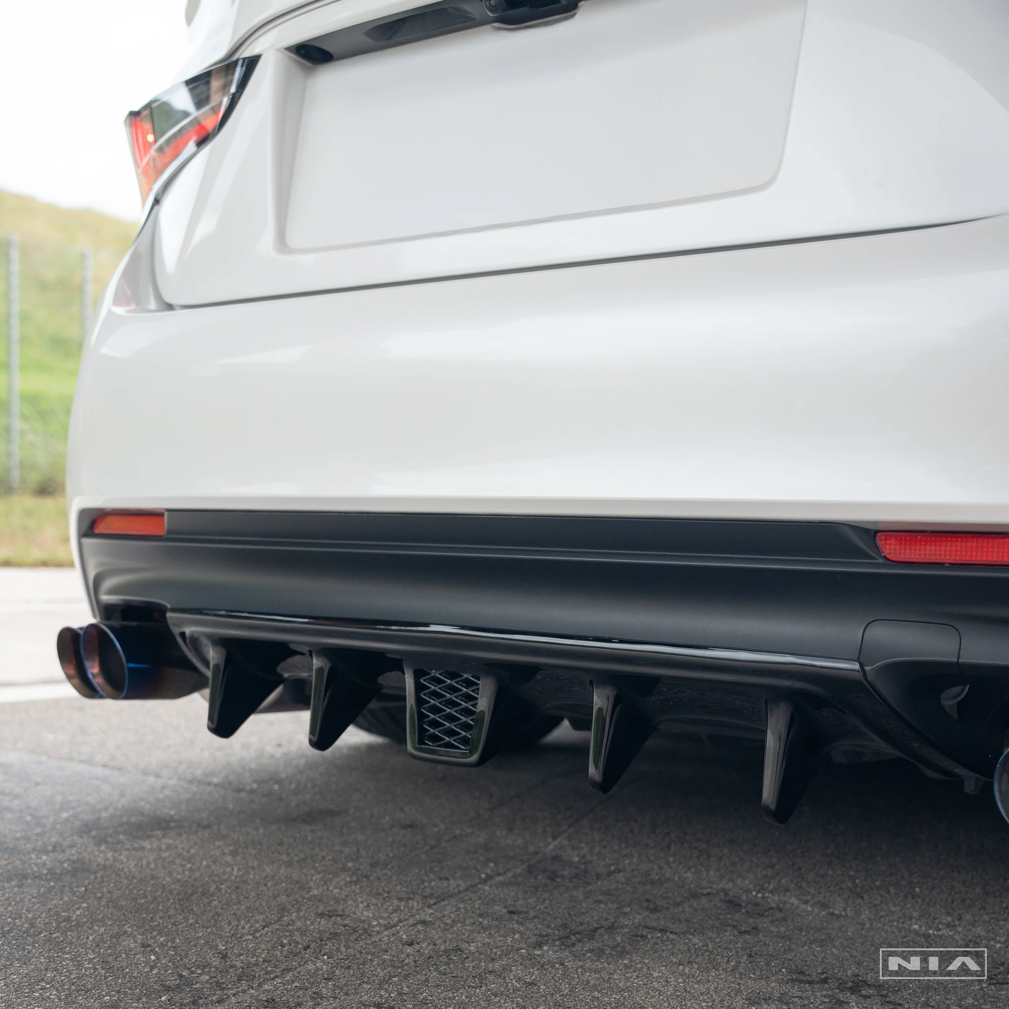 Lexus RC Base Model, F-Sport NIA Rear Diffuser Lip Bumper Extension 2019-2025 in ABS - Image 15