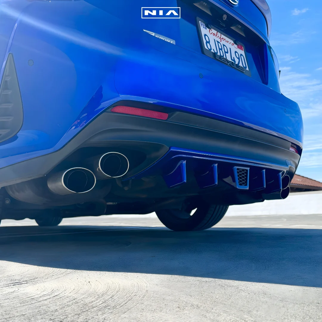 Lexus RC Base Model, F-Sport NIA Rear Diffuser Lip Bumper Extension 2019-2025 in ABS - Image 3