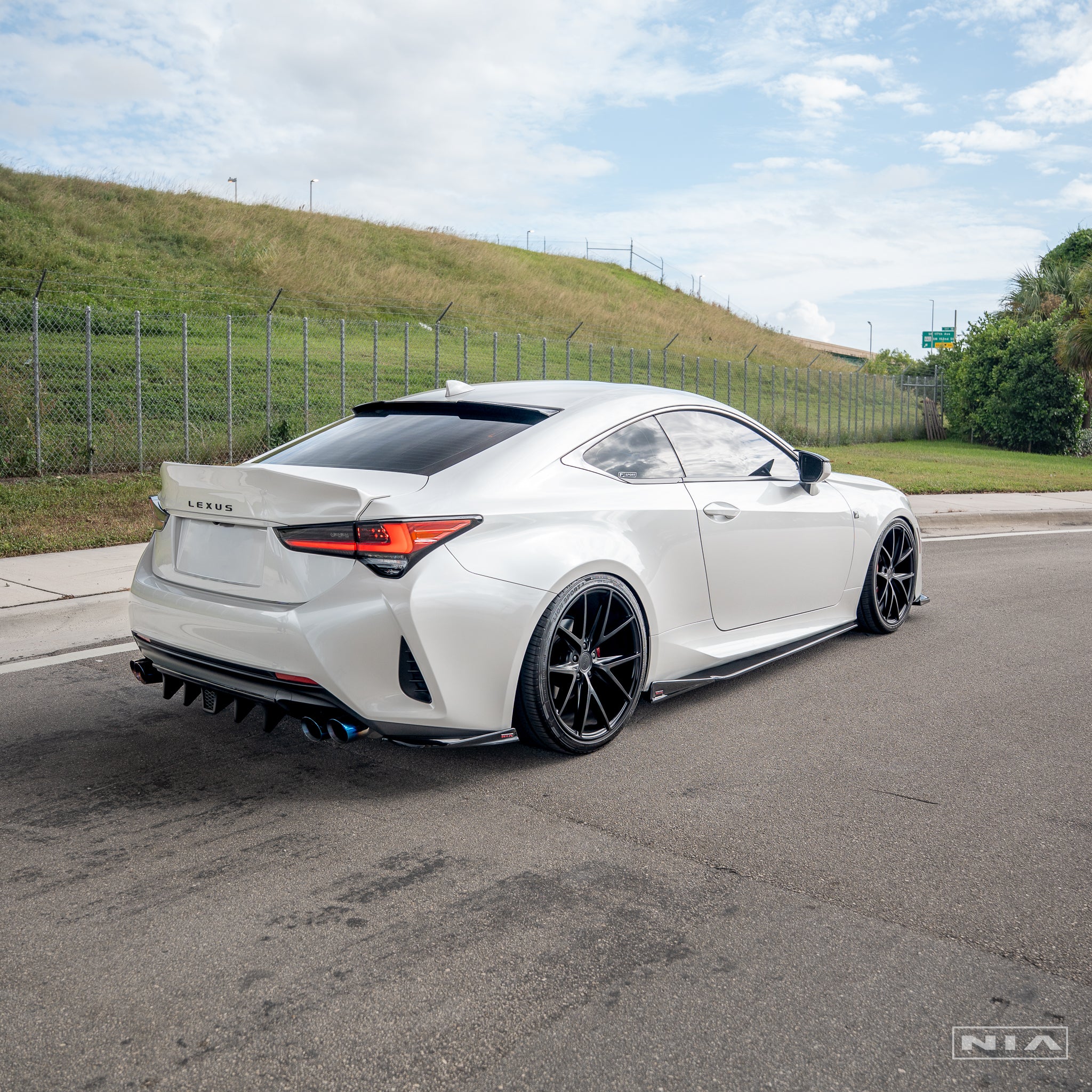 Lexus RC F-Sport, Base Model Ducktail Spoiler V2 2015-2025 in ABS - Image 4