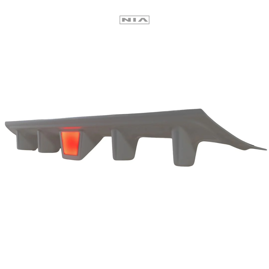 Lexus RC Base Model, F-Sport NIA Rear Diffuser Lip Bumper Extension 2019-2025 in ABS - Image 9