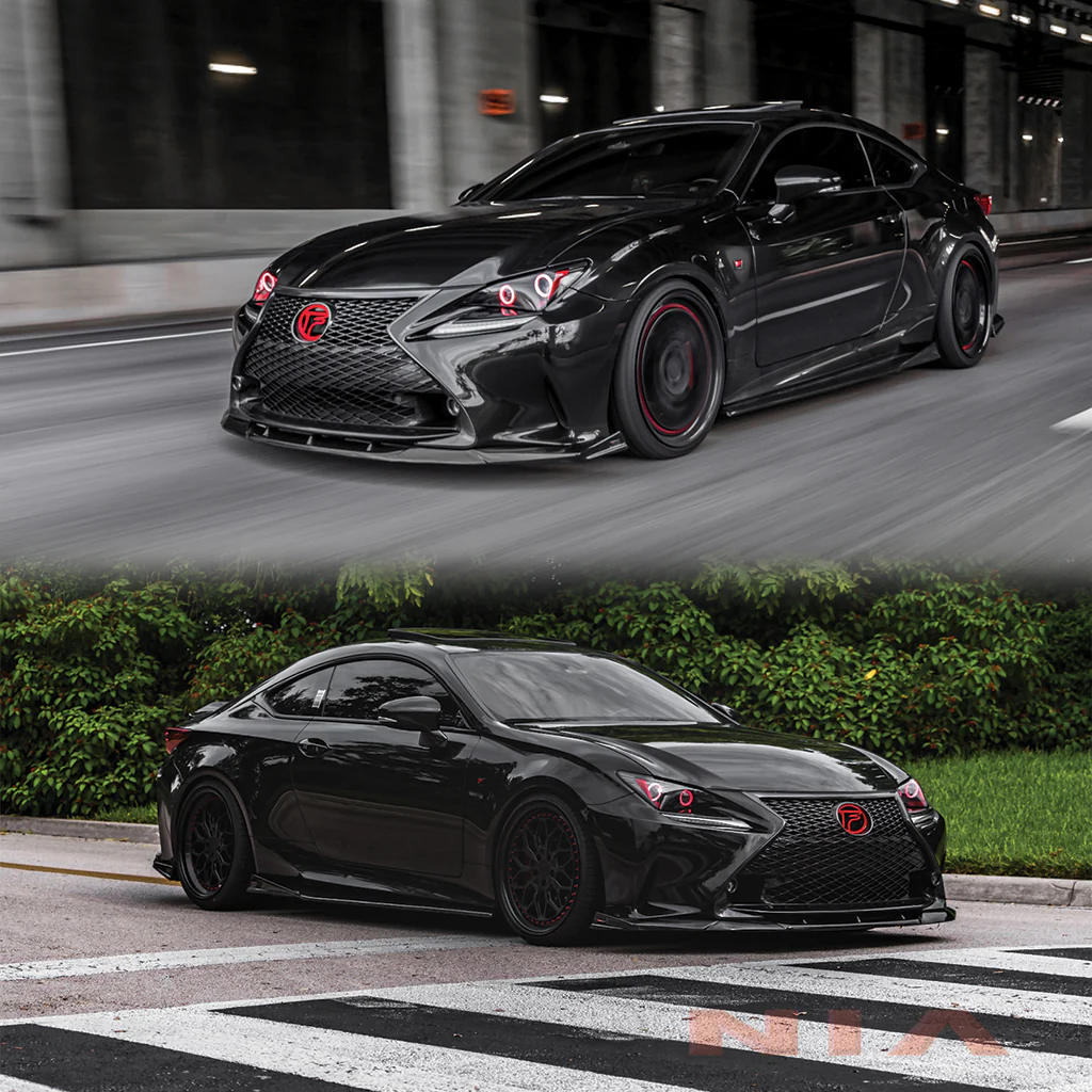 Lexus RC F-Sport, Base Model NIA Full Kit 5pcs 2015-2018 in ABS or Carbon Fiber - Image 5