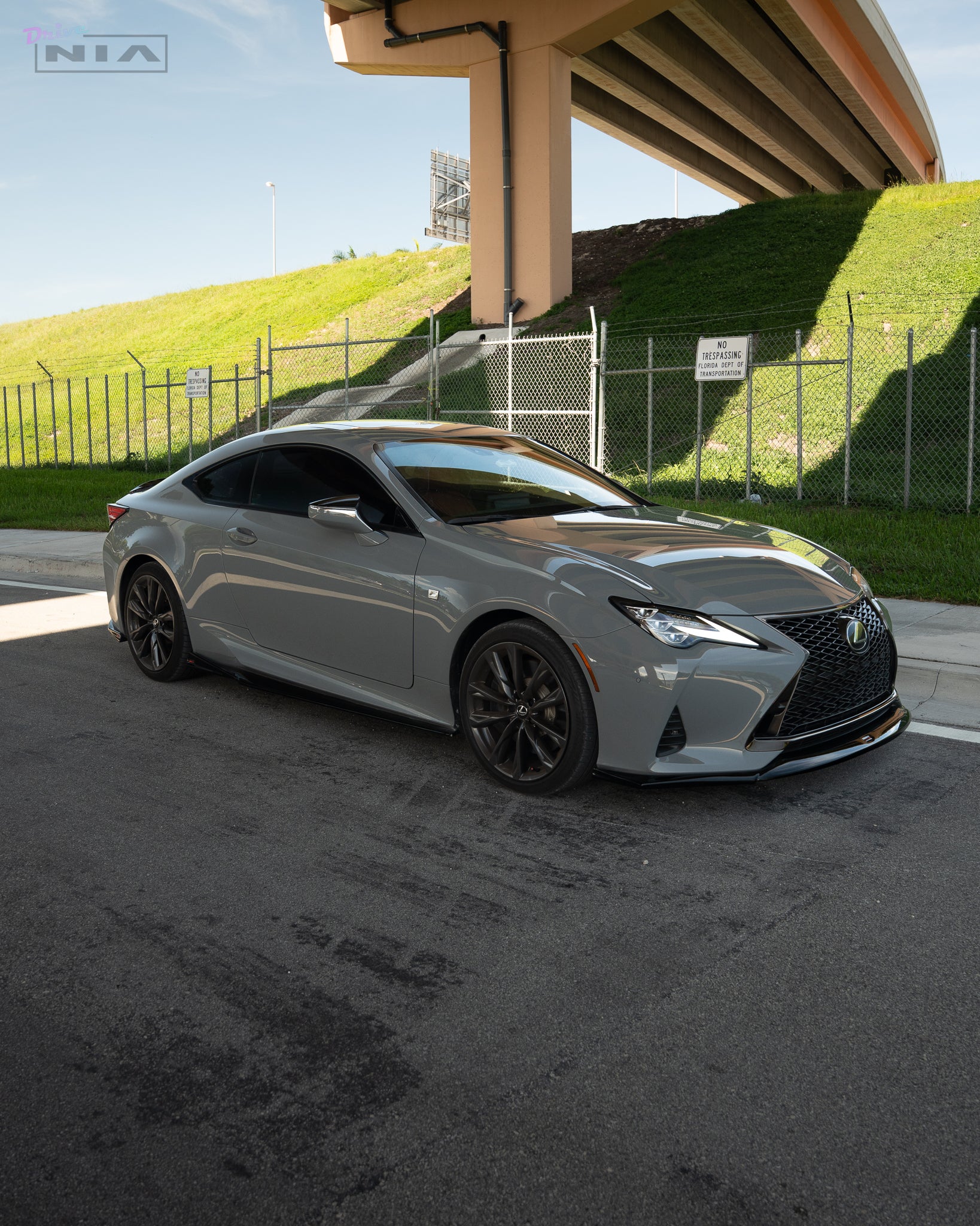 Lexus RC NIA Full lip Body Kit 5pcs (Front Splitter, Side Skirt Rockers, Rear apron spats) 2019-2025 in ABS and Carbon Fiber - Image 4