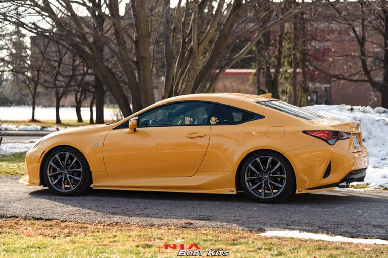 Lexus RC F-Sport, Base Model NIA Side Skirts 2015-2025 in ABS or Carbon Fiber - Image 13