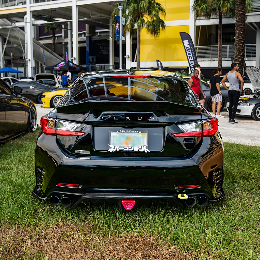 Lexus RC F-Sport, Base Model Ducktail Spoiler V2 2015-2025 in ABS - Image 7