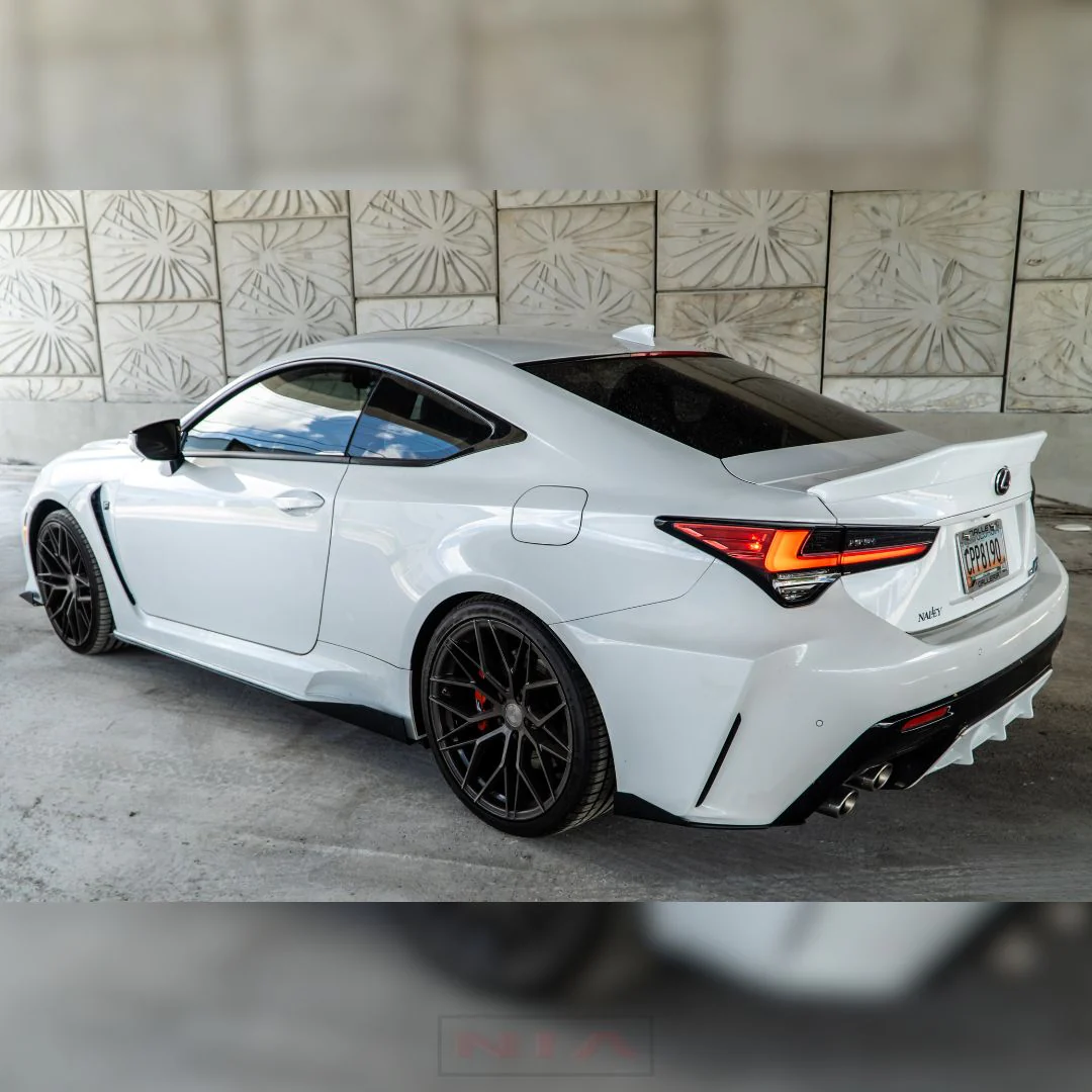 Lexus RC-F NIA Sleek Splitter Lip Side Skirts Body Kit 2020-2025 in ABS - Image 5