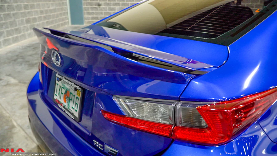 Lexus RC-F NIA Ducktail Spoiler Wing V1 2015-2025 in ABS - Image 11