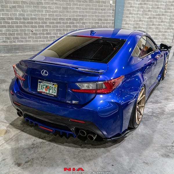 Lexus RC-F NIA Ducktail Spoiler Wing V1 2015-2025 in ABS - Image 3