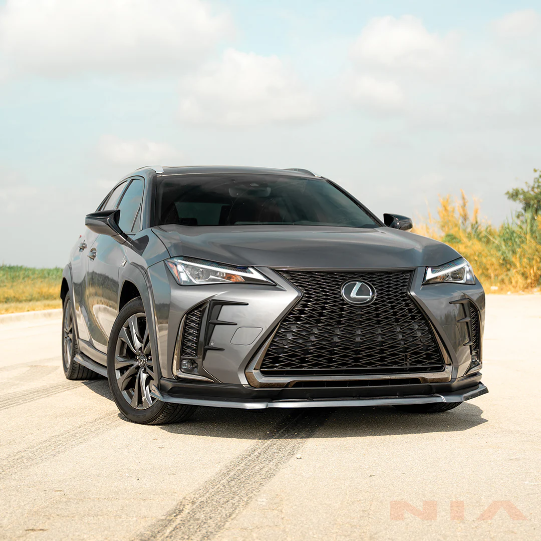 Lexus UX Base Model, F-Sport NIA Front Splitter Lip body kit 2019-2025 in ABS - Image 4