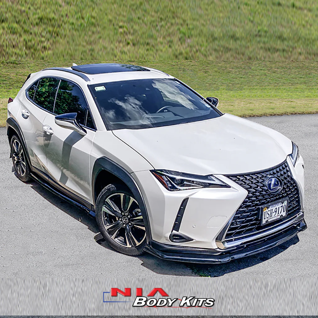 Lexus UX Base Model, F-Sport NIA Front Splitter Lip body kit 2019-2025 in ABS - Image 6