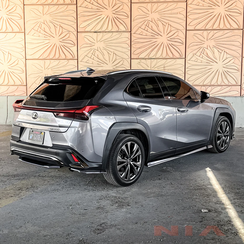 Lexus UX Base Model, F-Sport NIA Splitter Rear Apron Spats 2019-2025 in ABS - Image 5