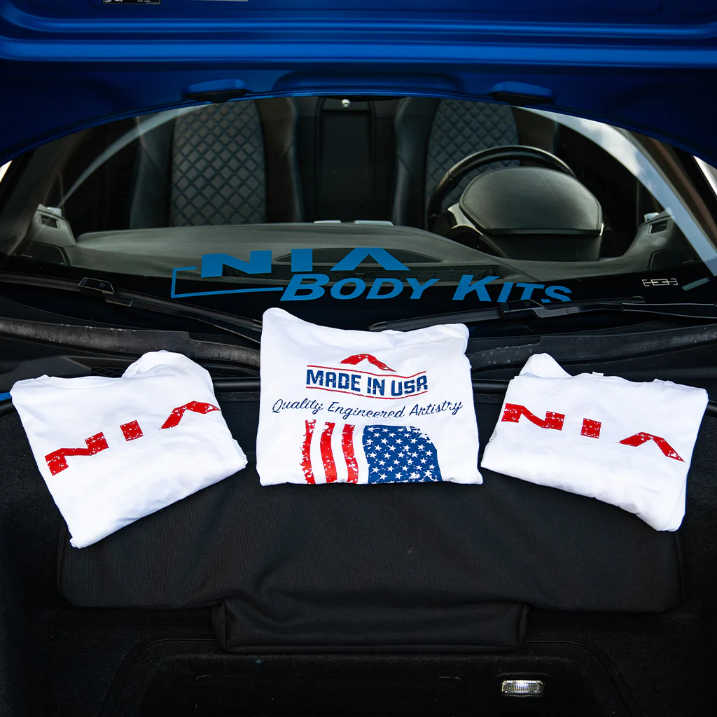 Made In USA T-Shirt (White) by NIA Body Kits - Image 5