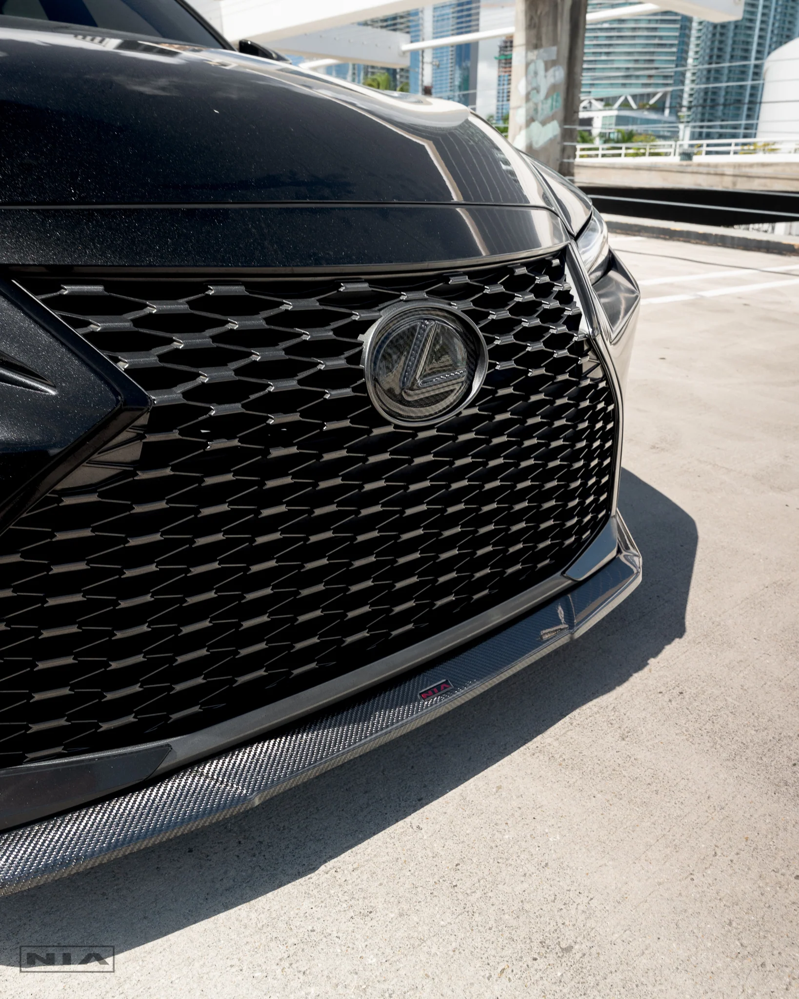 Lexus NIA Replacement L Emblem (6.5") in ABS or Carbon Fiber - Image 6