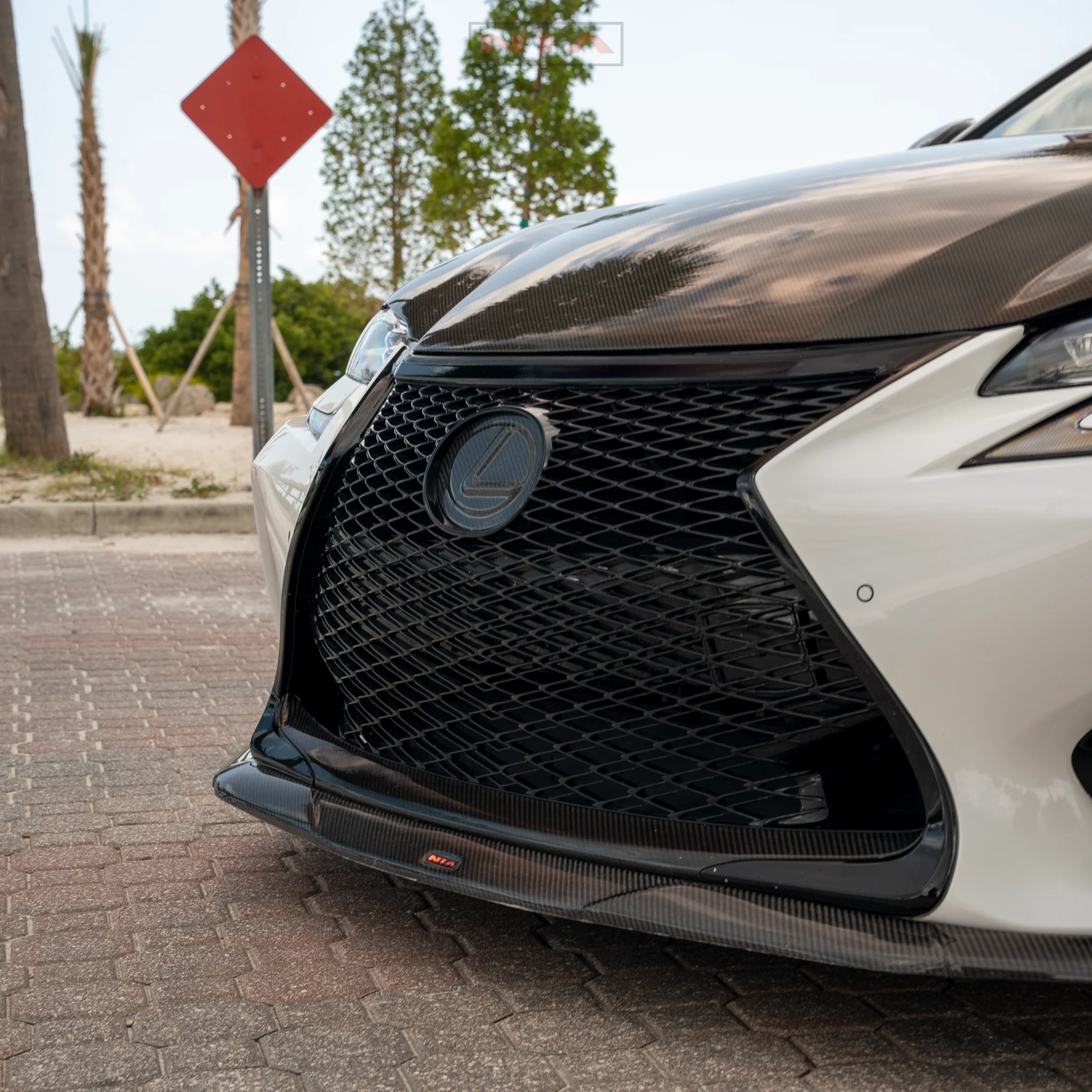 Lexus NIA Replacement L Emblem (7") in ABS or Carbon Fiber - Image 9