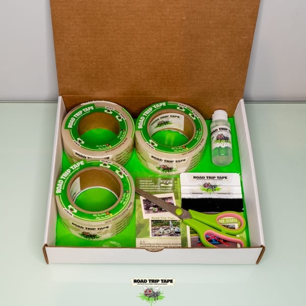 Road Trip Tape Pro Kit | 3 Rolls + Squeege + Application Cleaner + Scissors - Image 3