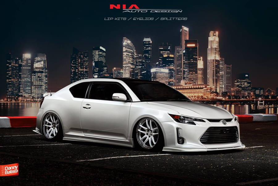 Scion tC Front NIA Lip Splitter body Kit 2014-2016 - Image 3