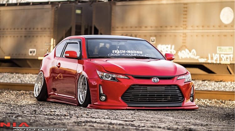 Scion tC Front NIA Lip Splitter body Kit 2014-2016 - Image 4