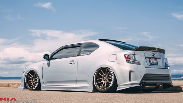 Scion tC NIA Rear Lip Spats body kit 2014-2016 - Image 3