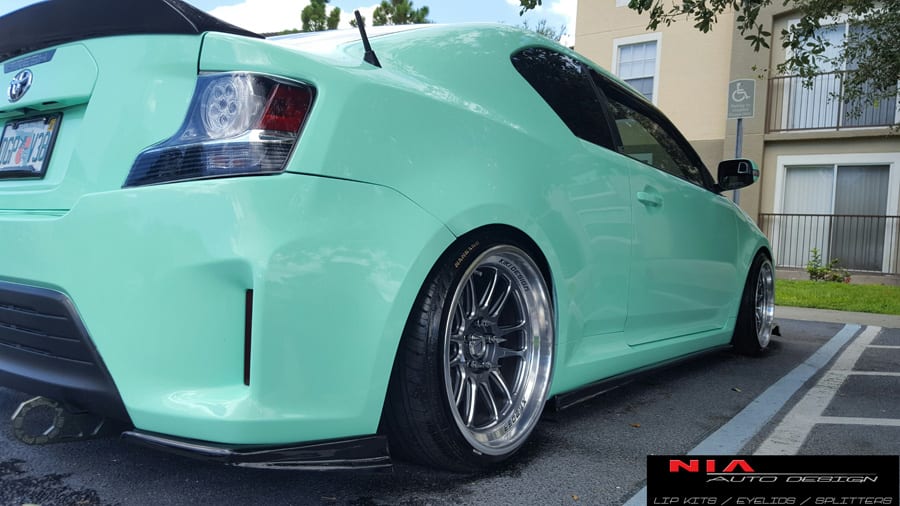 Scion tC NIA Rear Lip Spats body kit 2014-2016 - Image 4