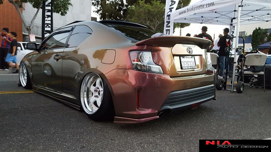 Scion tC NIA Rear Lip Spats body kit 2014-2016 - Image 6