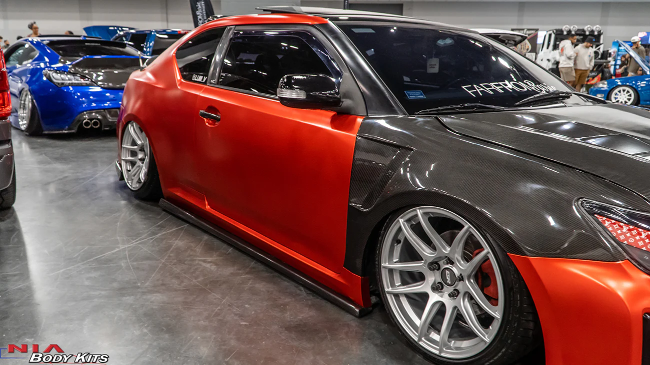 Scion tC NIA Side Skirts Splitter Lip body kit 2014-2016 - Image 5
