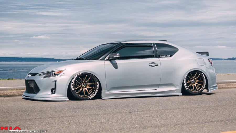 Scion tC NIA Side Skirts Splitter Lip body kit 2014-2016 - Image 6