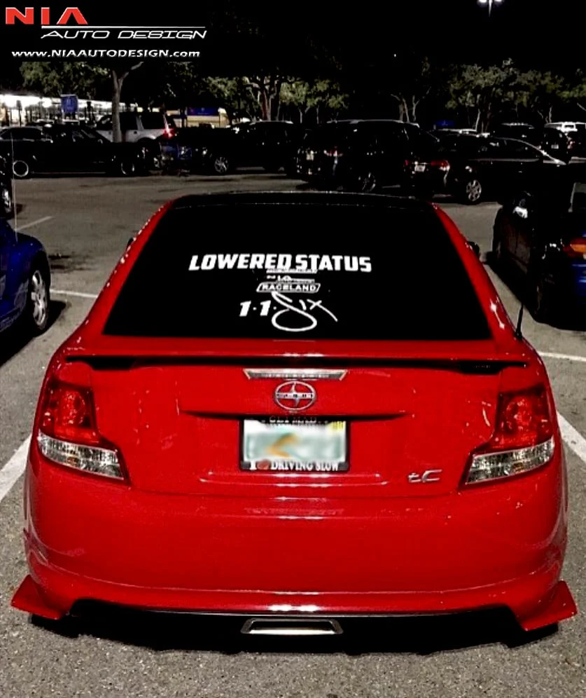 Scion tC RS8 NIA Rear Lip Spats - Image 3