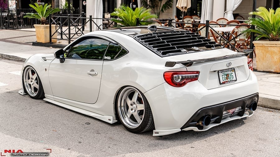 Subaru BRZ NIA Rear Lip Spats 2017-2020 - Image 4