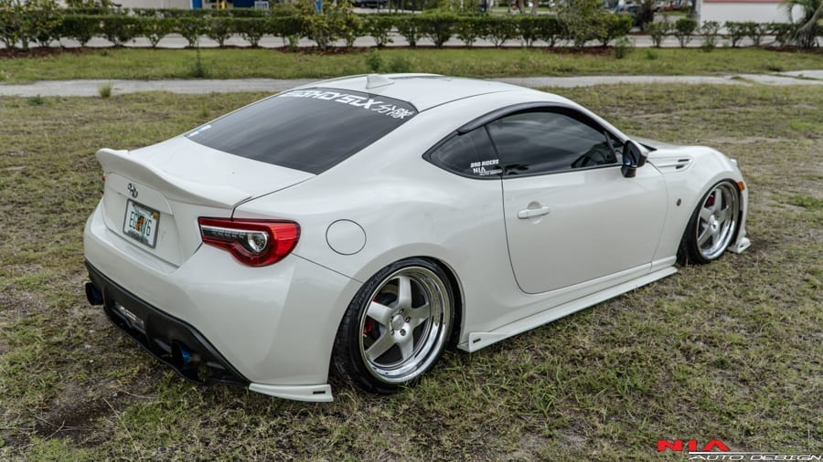 Subaru BRZ NIA Rear Lip Spats 2017-2020 - Image 5